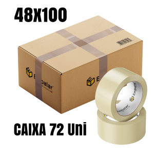 Fita Adesiva Acrílica 48x100 - Caixa com 72 Unidades